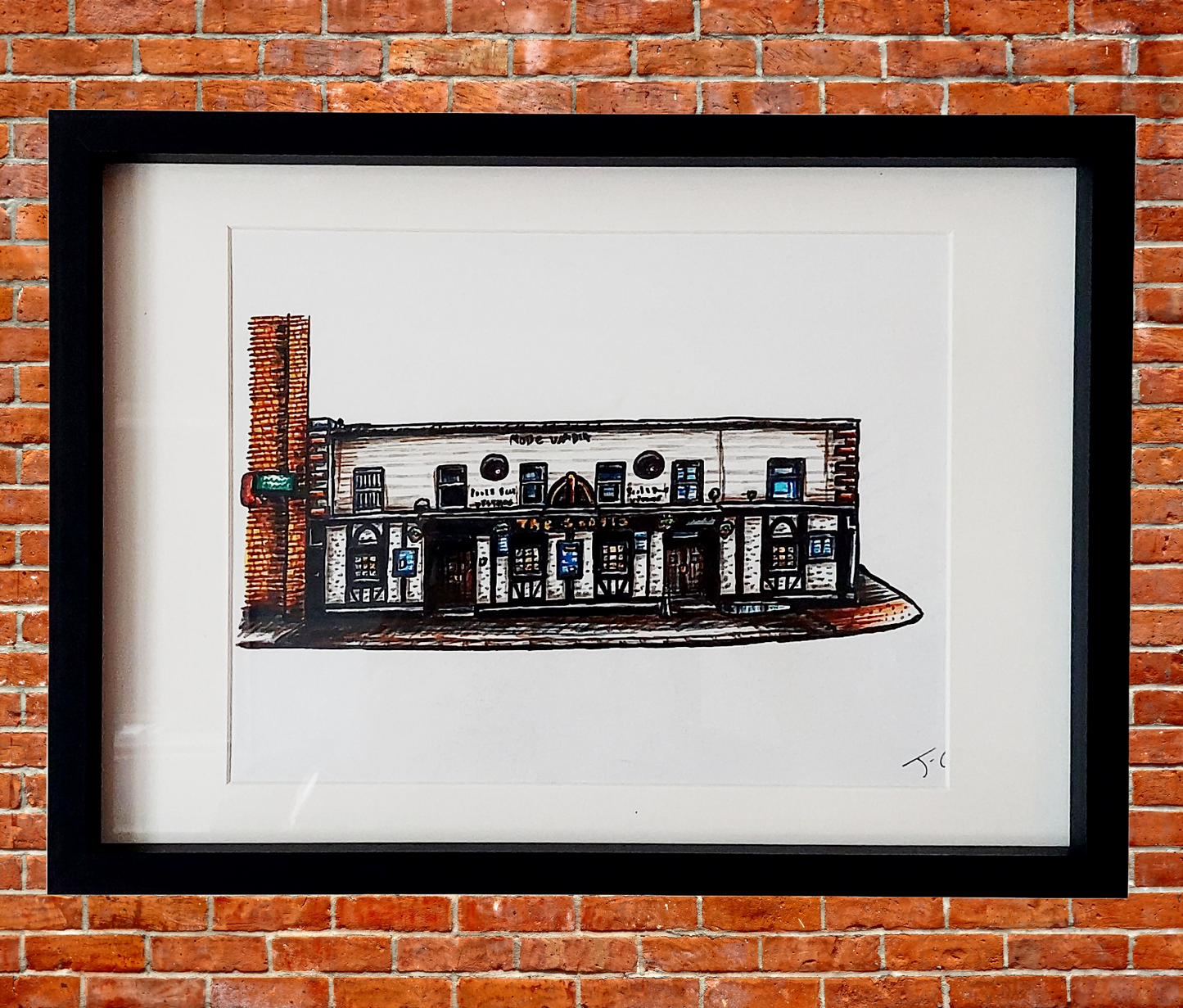 Scotia Pub Glasgow Framed Art Print