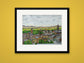 Paisley Skyline, Framed Art Print