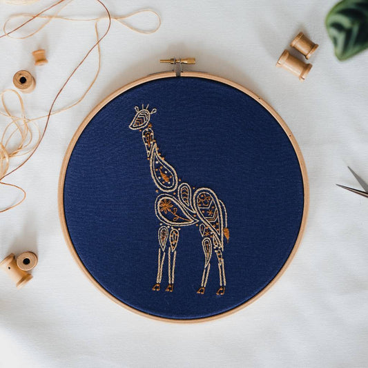 Giraffe Embroidery Kit