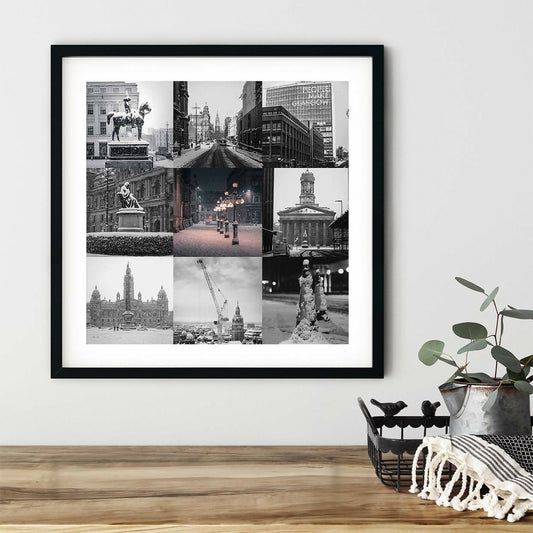 Glasgow February 2021 Collage print