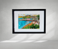 A3 Original Portree Isle of Skye, Scotland Framed Art