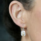 LINEAR Oxidised Silver & Gold Keum Boo Square Drop Earrings