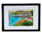 A3 Original Portree Isle of Skye, Scotland Framed Art