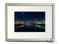Moon over the Clyde Arc Glasgow Scotland - A4 (40x30cm) Framed/Unframed Fine Art Photo Print