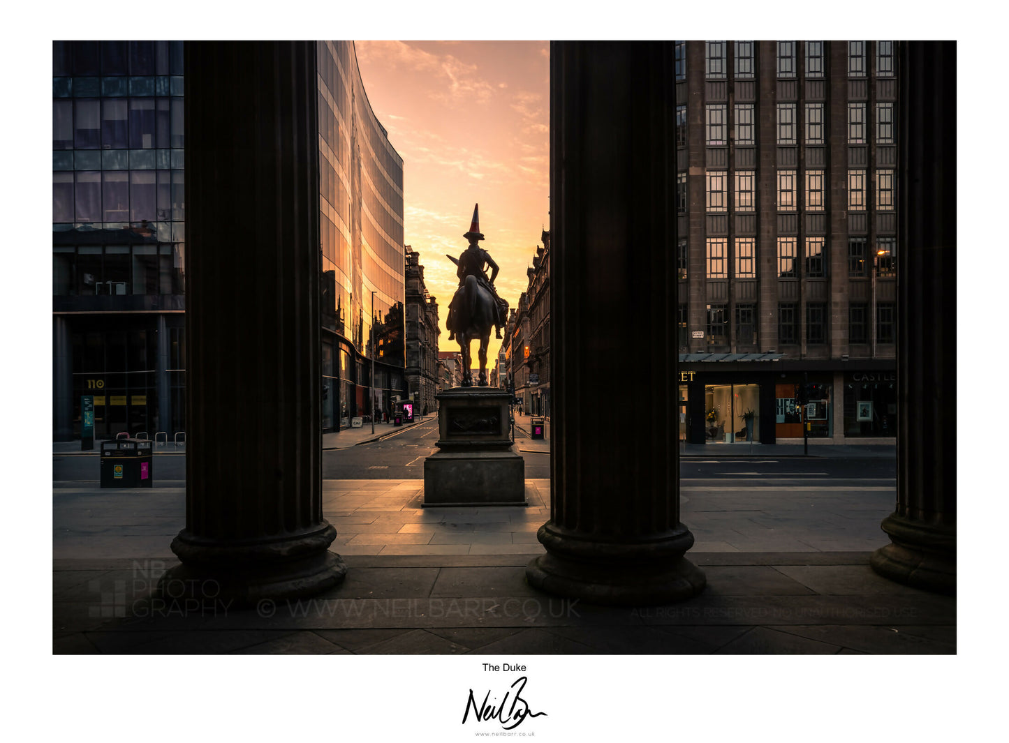 The Duke Queen Street Glasgow Scotland - A4 (40x30cm) Framed/Unframed Fine Art Photo Print