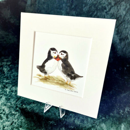 Original Watercolour_Puffins (2)