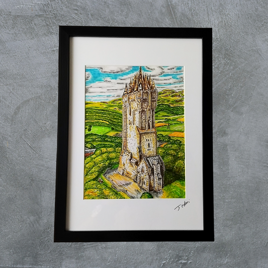 Framed Wallace Monument Print