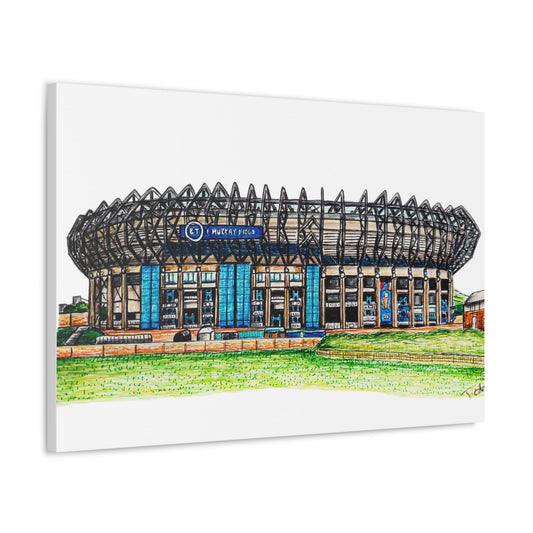 BT Murrayfield stadium, Canvas Print