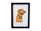 Custom pet portraits framed