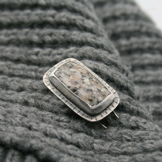 Edinburgh Royal Mile Cobblestone Brooch