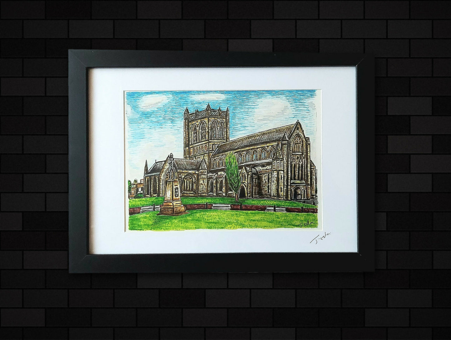 Paisley Abbey, Framed Art Print
