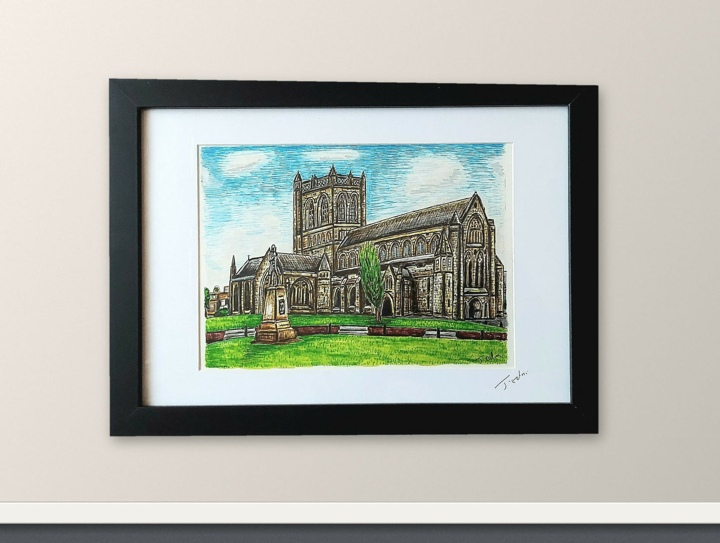 Paisley Abbey, Framed Art Print