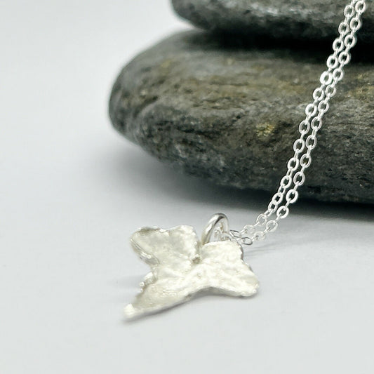Silver Ivy Leaf Necklace