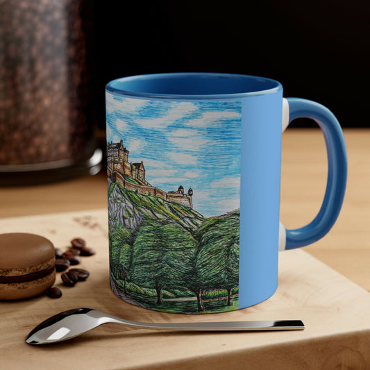 Ceramic 11oZ Mug Edinburgh Castle Design