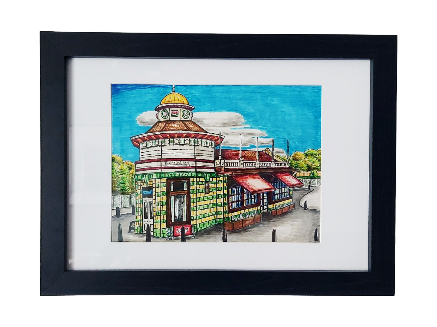 Glasgow Battlefield Rest Art Print