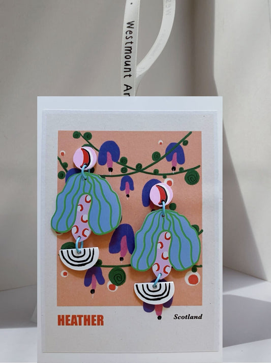 Handmade Heather Earrings