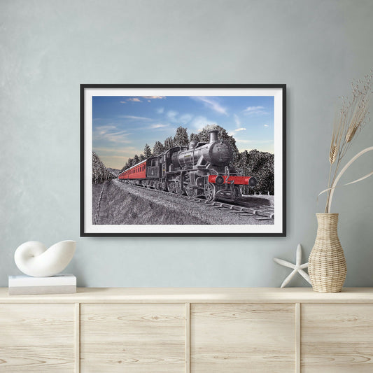 Strathspey Railway Print, Aviemore