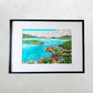 Oban Aerial View, Framed Art Print