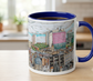 Ceramic 11oZ Mug Glasgow cityscape Design