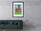 Edinburgh Carlton Hill Framed Giclee Art Print