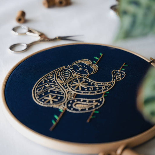 Sloth Embroidery Kit