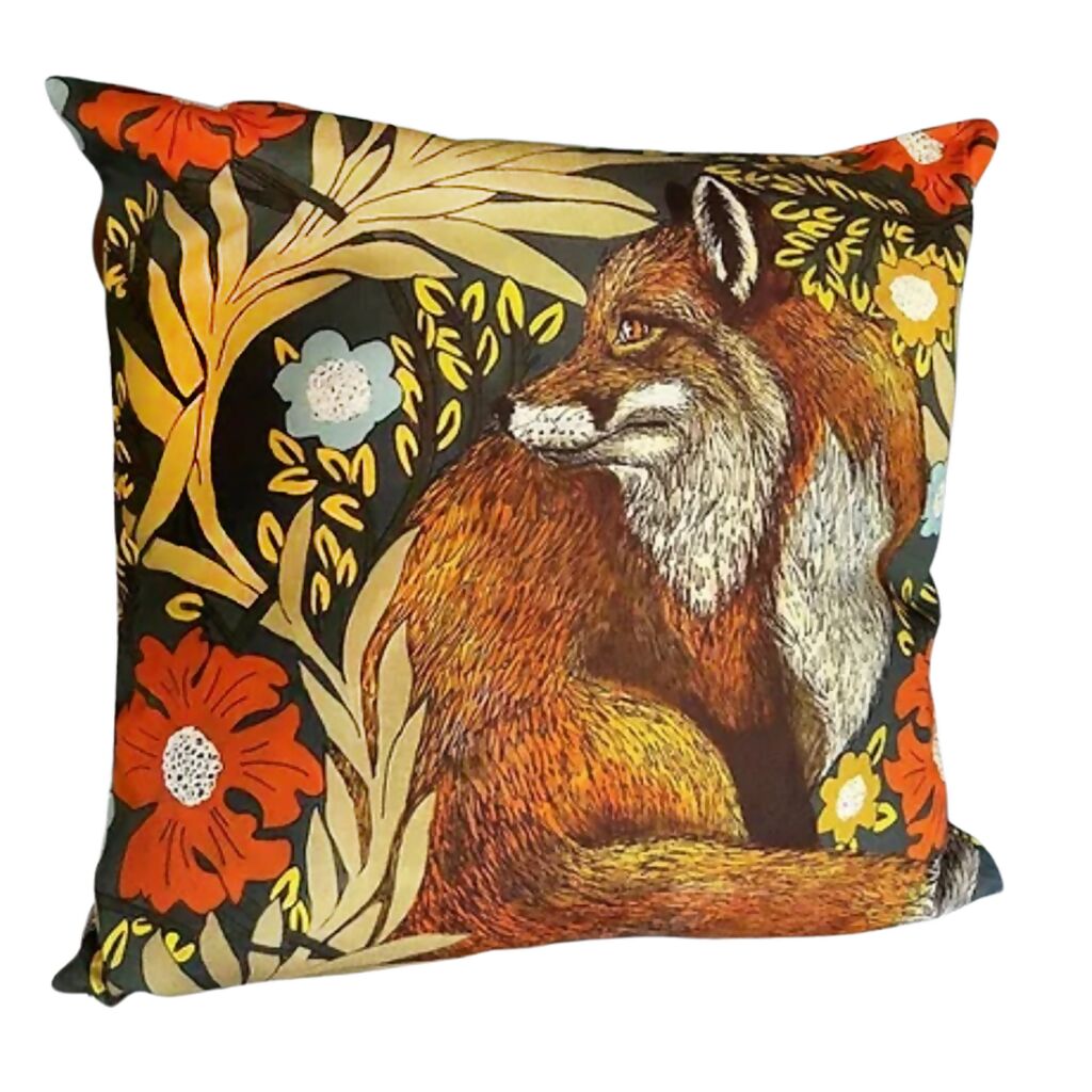 Fox in the Woods Double Sided Cushion Cover