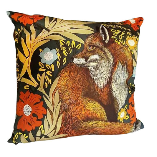 Fox in the Woods Double Sided Cushion Cover
