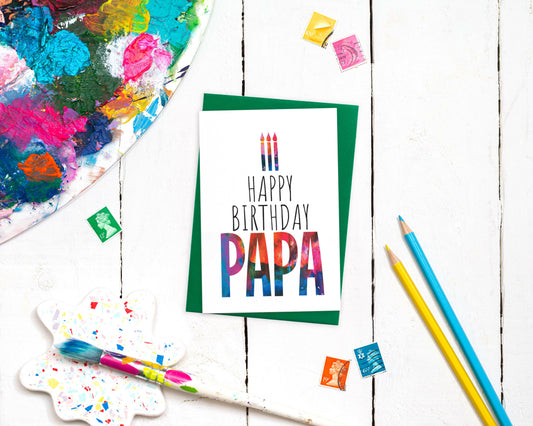 Papa Birthday Card - Family Birthday Cards - FSC Birthday Card