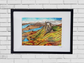 A3 Original Storr Hill Isle of Skye, Scotland Framed Art