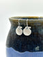 Silver Scallop Shell Dangle Earrings : Isle of Colonsay