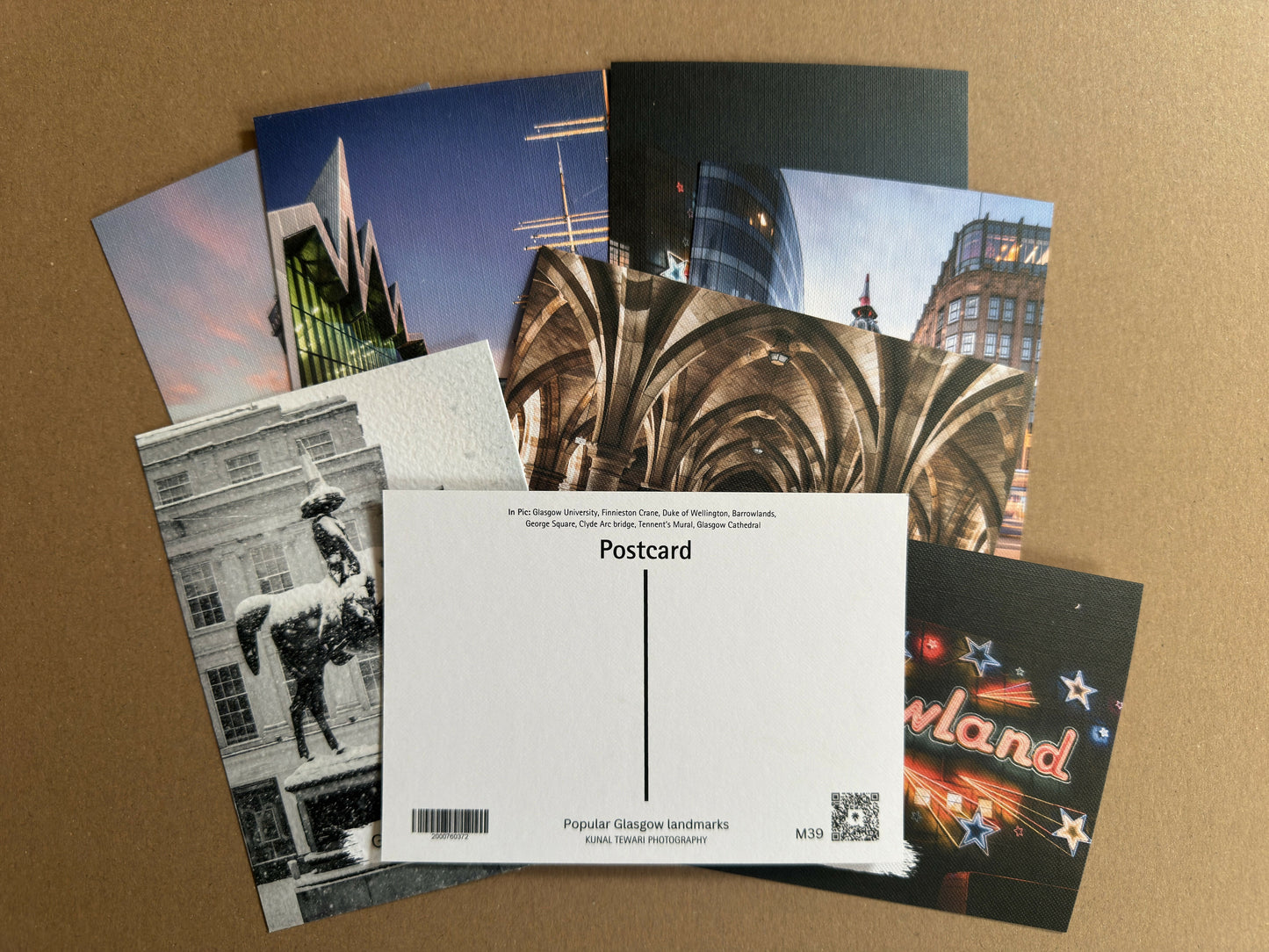 Set of 8 Glasgow Postcards – A6