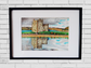 A3 Original Lochranza Castle Arran, Scotland Framed Art