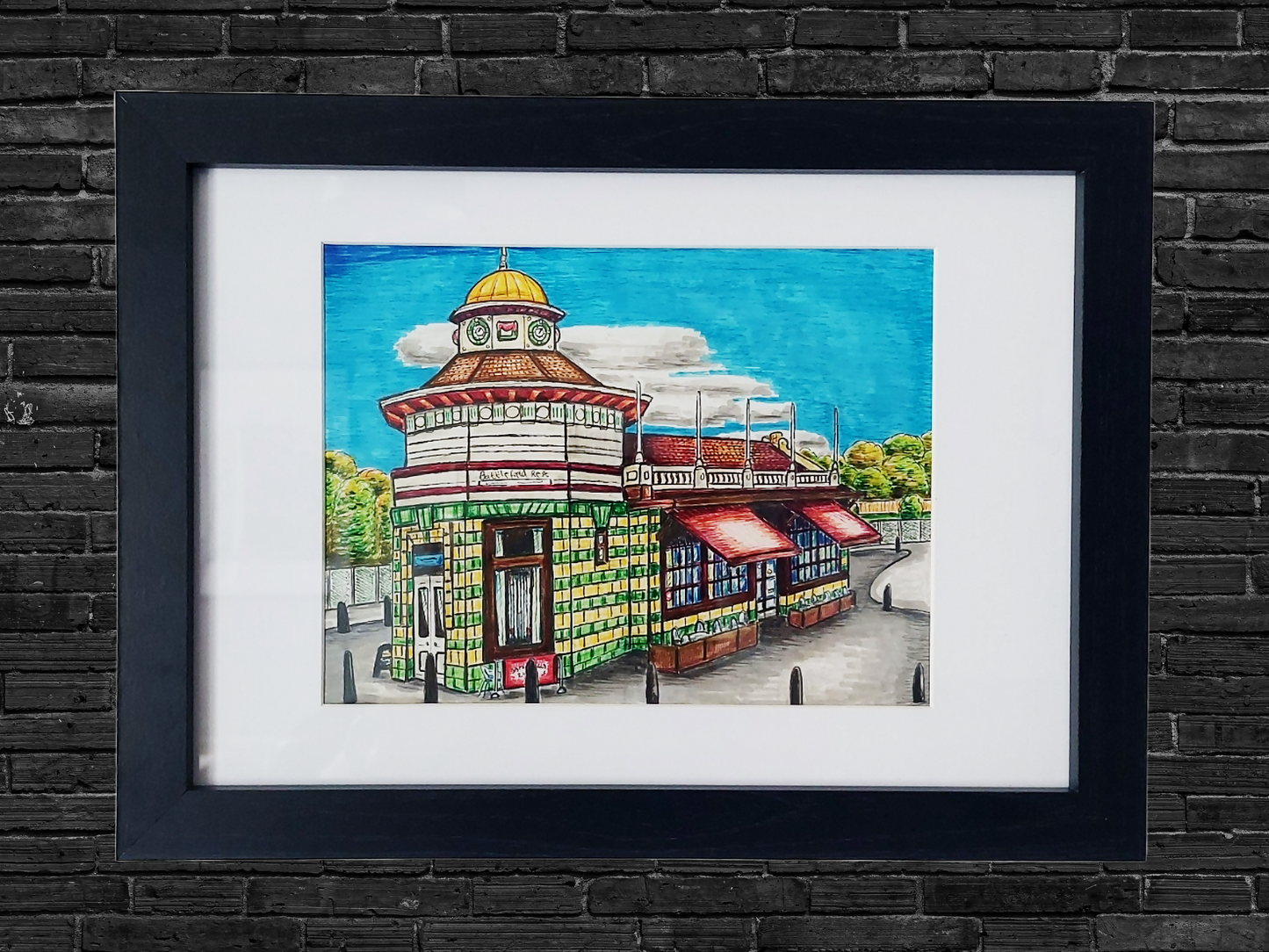 Glasgow Battlefield Rest Art Print