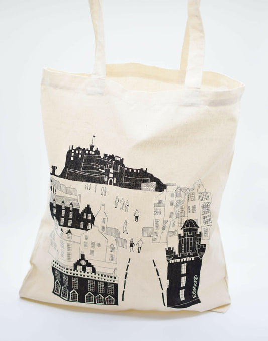 Edinburgh Castle tote bag (natural)