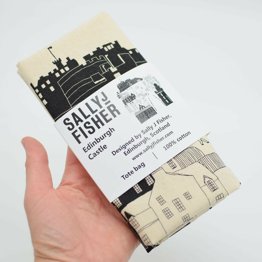 Edinburgh Castle tote bag (natural)