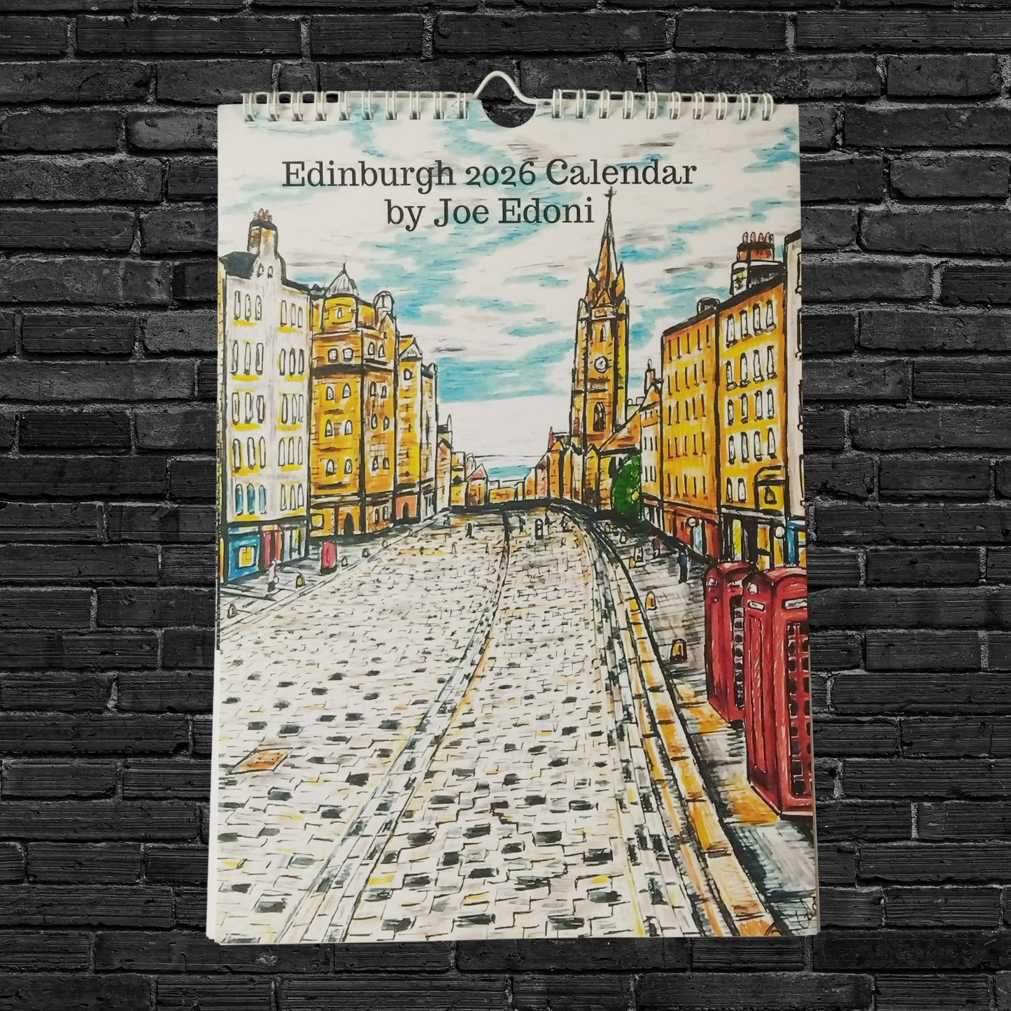 Limited Edition Edinburgh A4 Wall Calendar