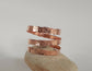 Hammered Bangle copper/brass #8