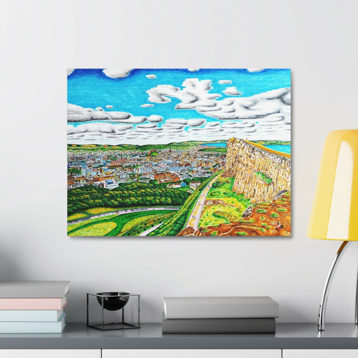 Edinburgh Arthurs Seat Canvas Print