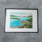 A2 Original Oban, Scotland Framed Art