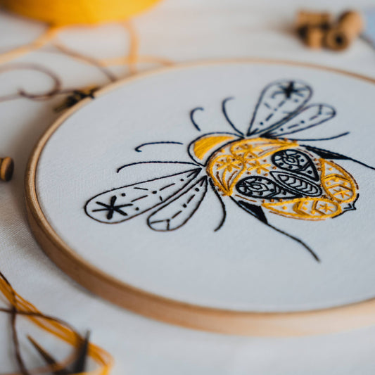 Bee Embroidery Kit