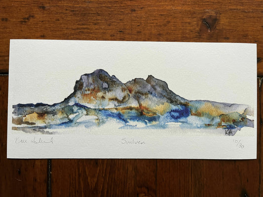 Suilven - Limited Edition Giclee Print on quality Hahnemühle paper
