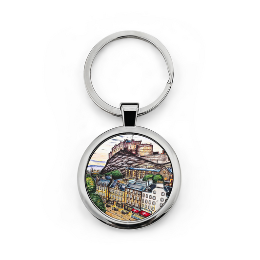 Edinburgh Grass-market Keyring