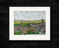 Paisley Skyline, Framed Art Print
