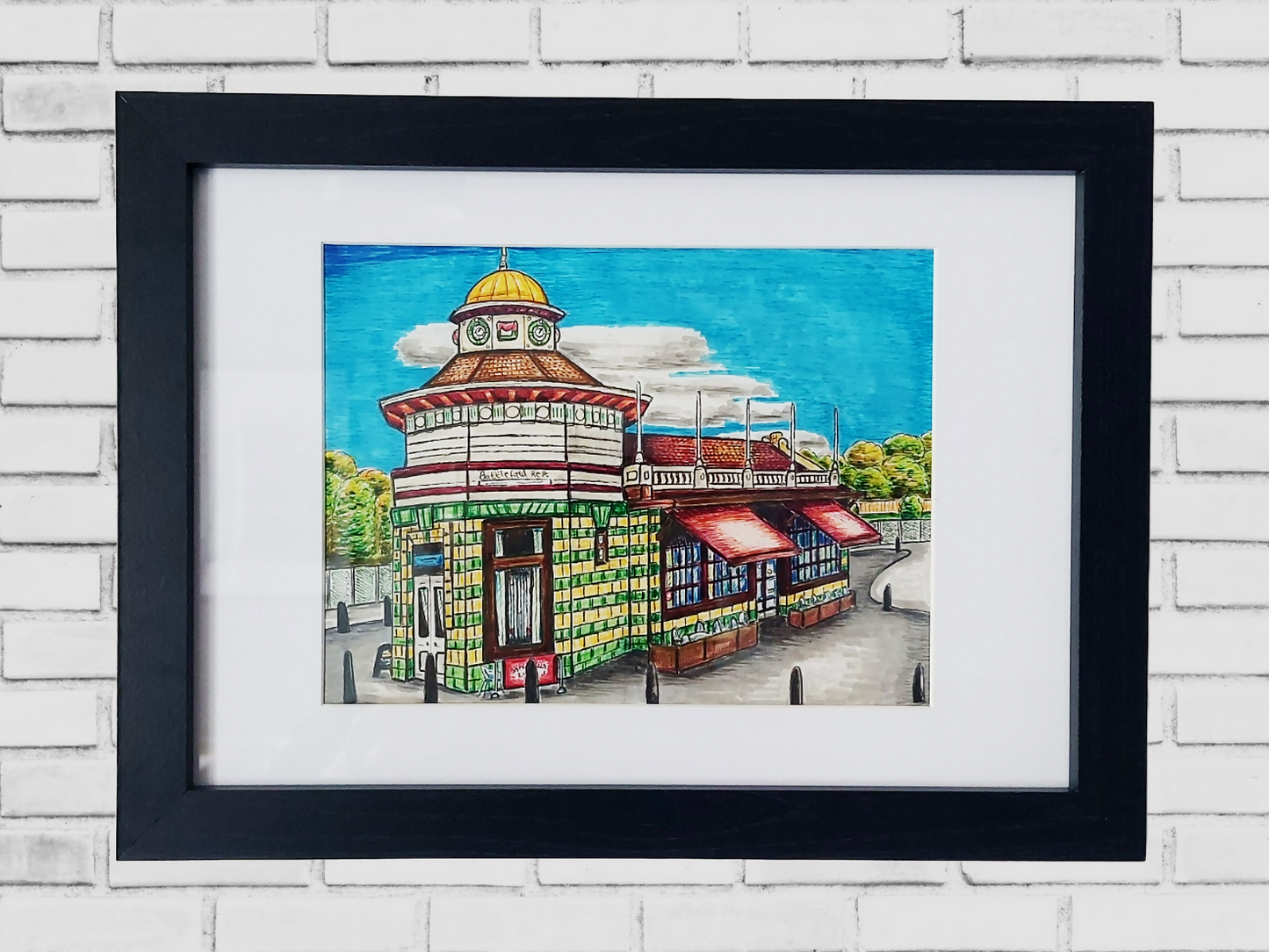 Glasgow Battlefield Rest Art Print