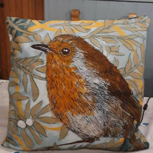 Robin Double Sized Cushion Cover