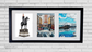 Glasgow 3 in 1 Collage Framed Art Print