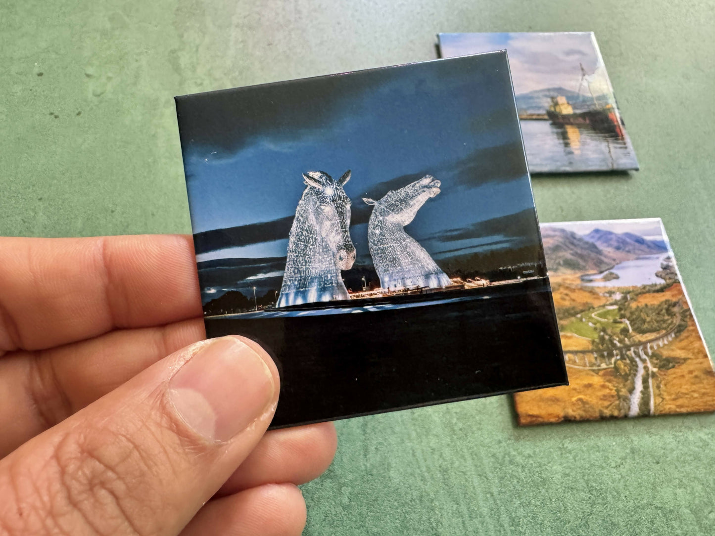 Scotland Fridge Magnet Set | Set of 5 Scottish Landscapes & Icons | Photography Magnets | Scotland Gift