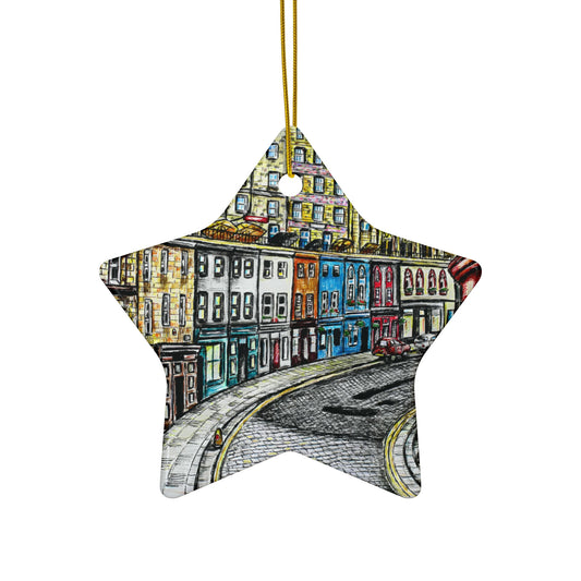 Ceramic Edinburgh Hanging ornament/ decoration