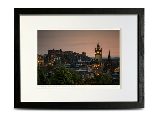 Edinburgh Castle Scotland - A4 (40x30cm) Framed/Unframed Fine Art Photo Print