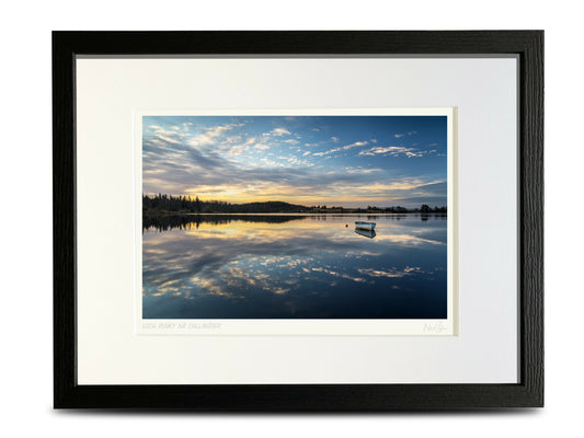 Loch Rusky Fishing Boats Scotland - A4 (40x30cm) Framed/Unframed Fine Art Photo Print